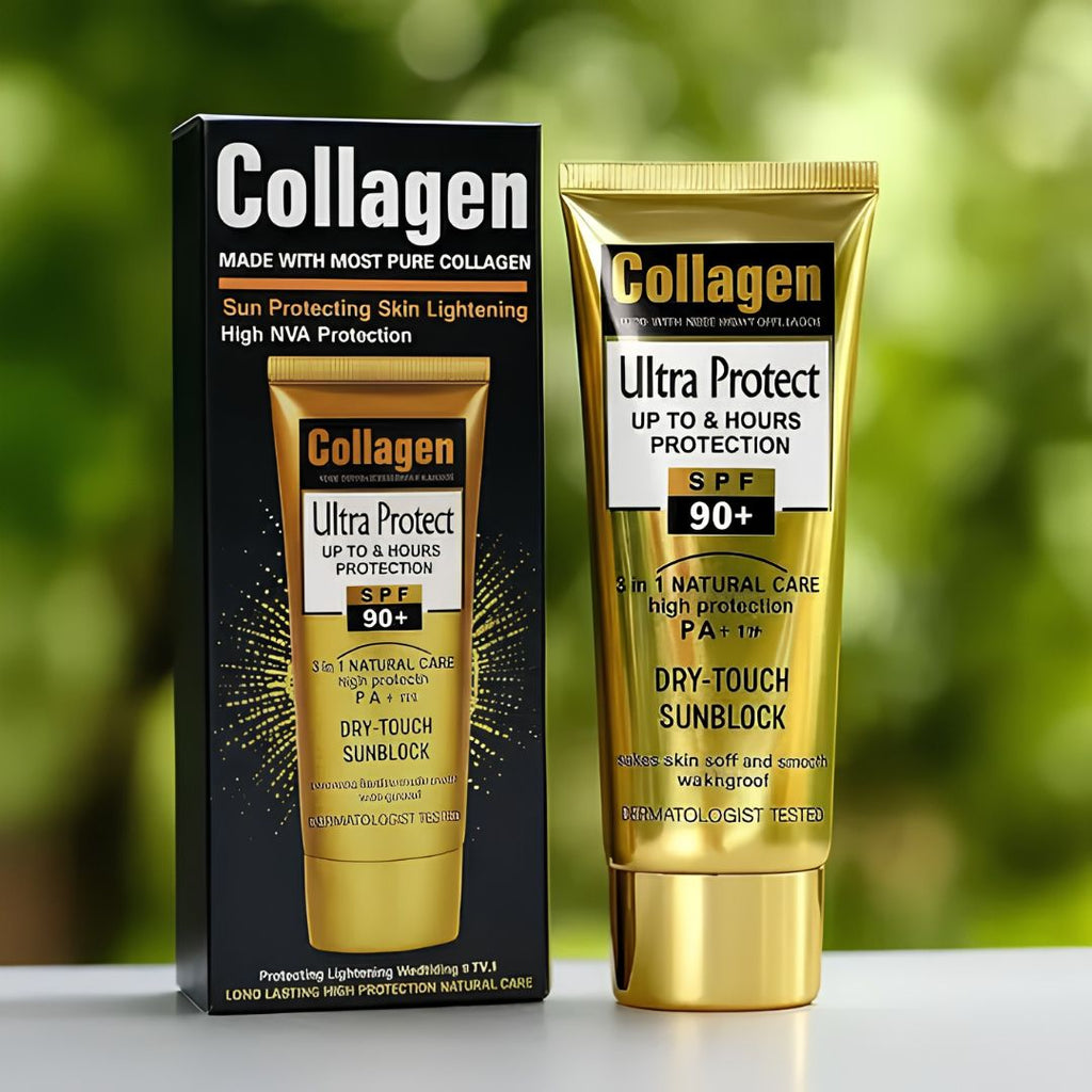 Protector Solar con Colágeno SPF 90+ | Hidratación y Protección Diaria