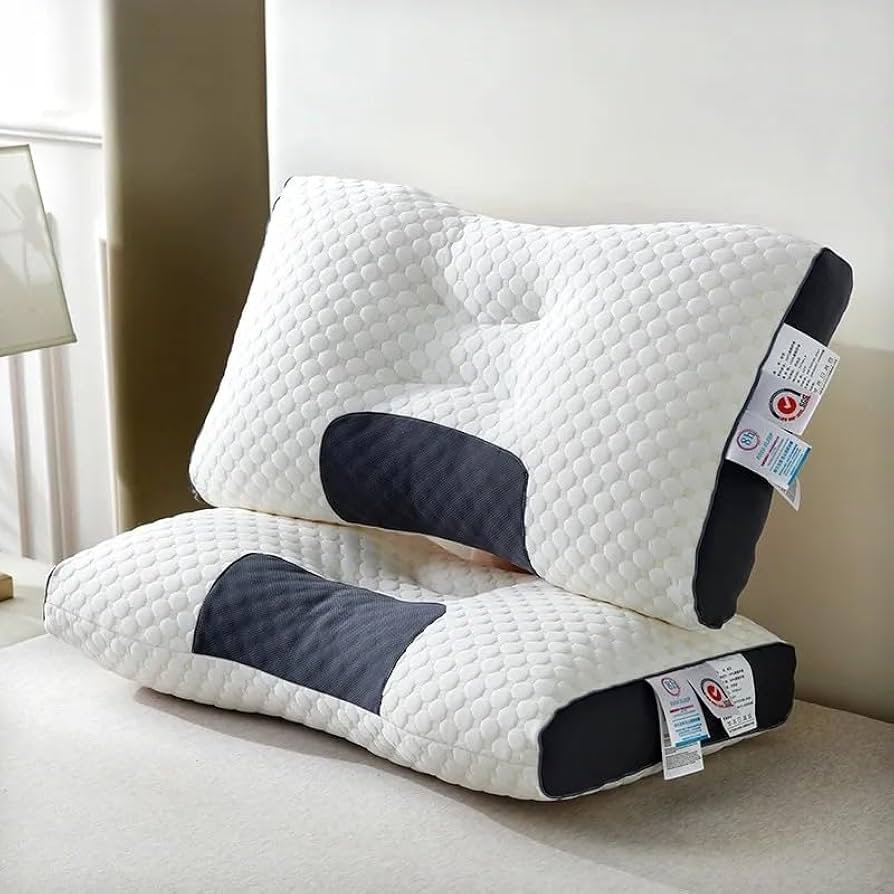 Almohada Cervical 3D Ergonómica – Alivio Real para el Dolor de Cuello